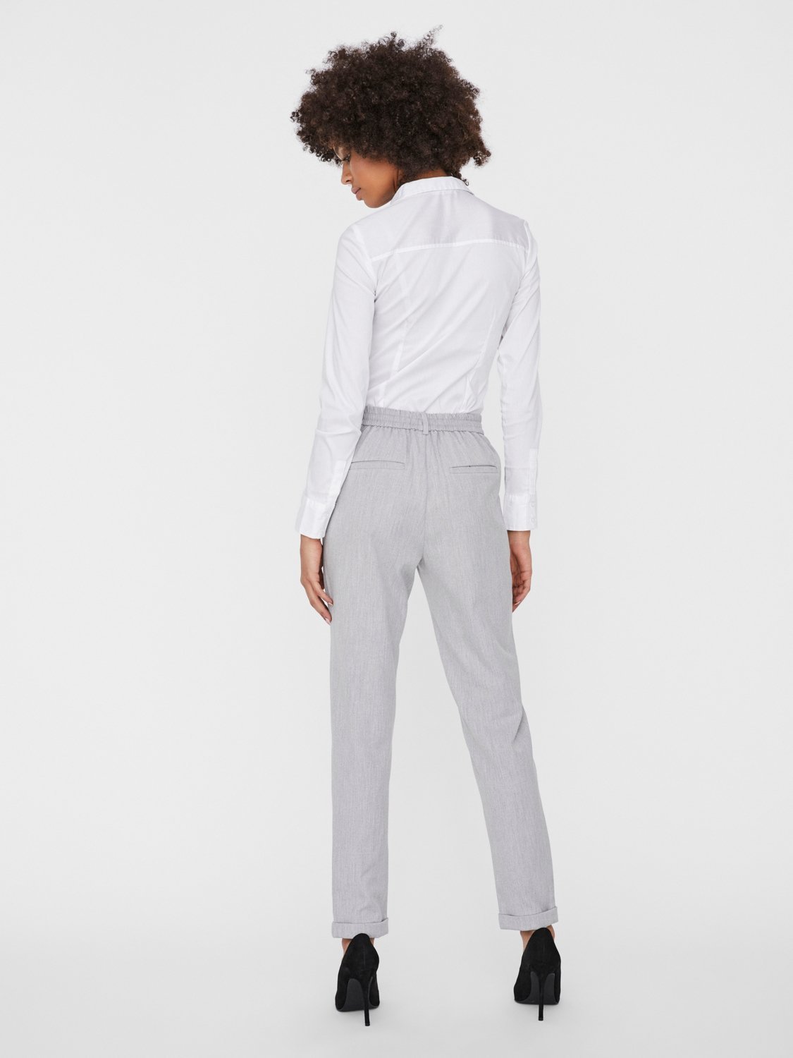 VMMAYA Pants - light grey melange - VERO MODA & VILA Bergvik